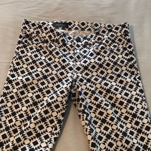J. Crew printed skinny jeans